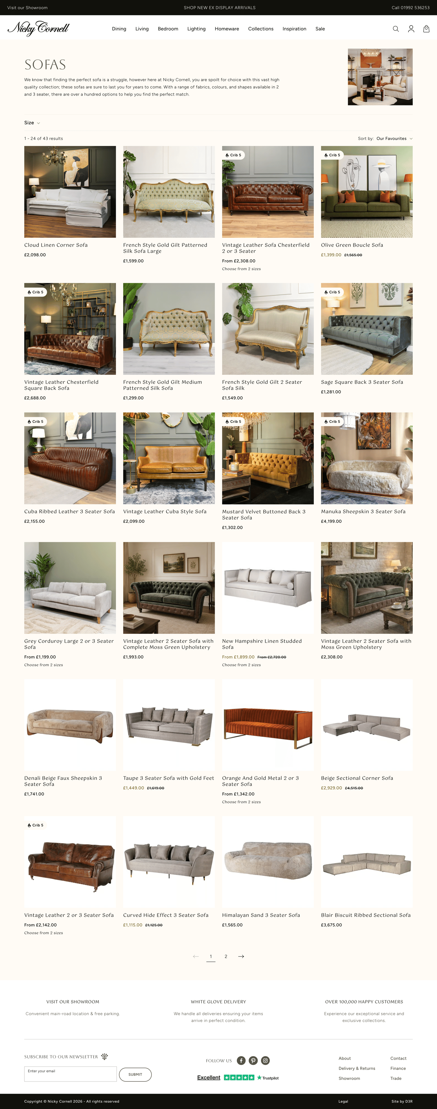 Product Listing Page