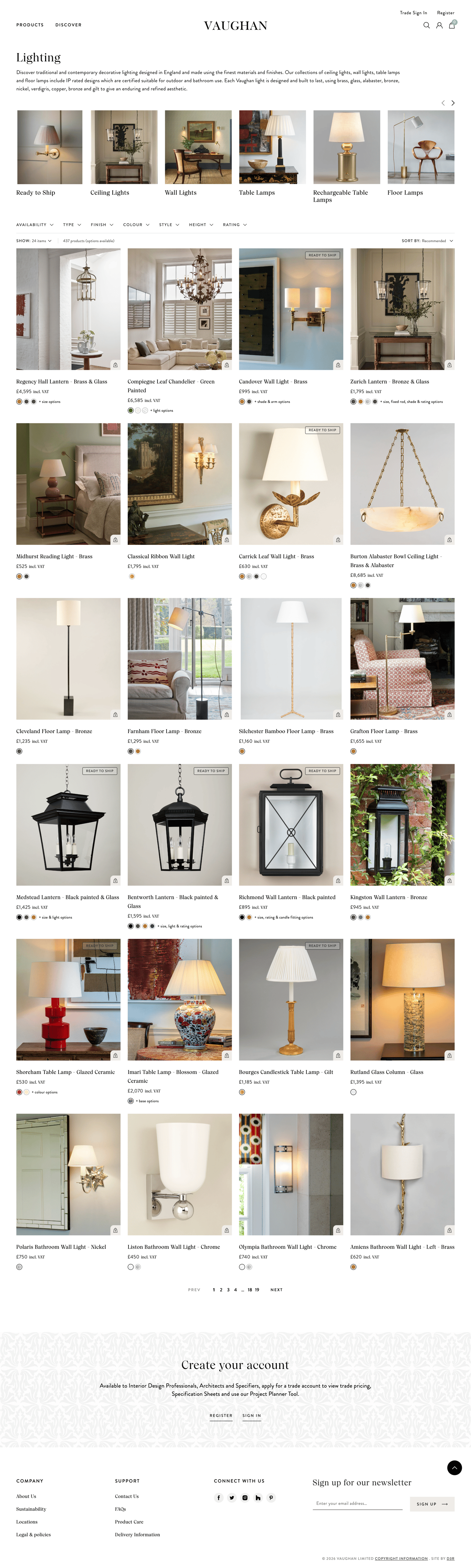 Product Listing Page