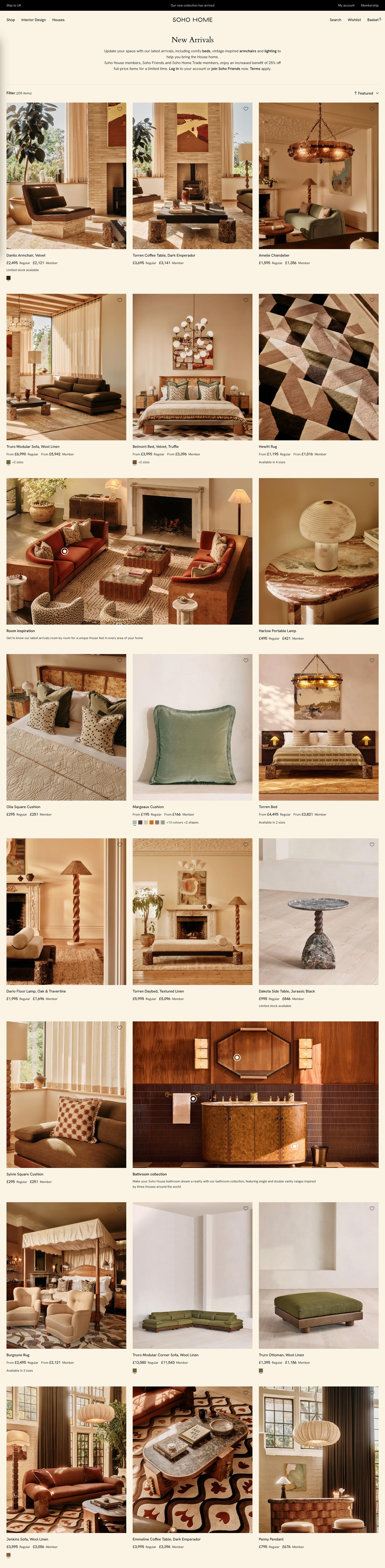 Product Listing Page