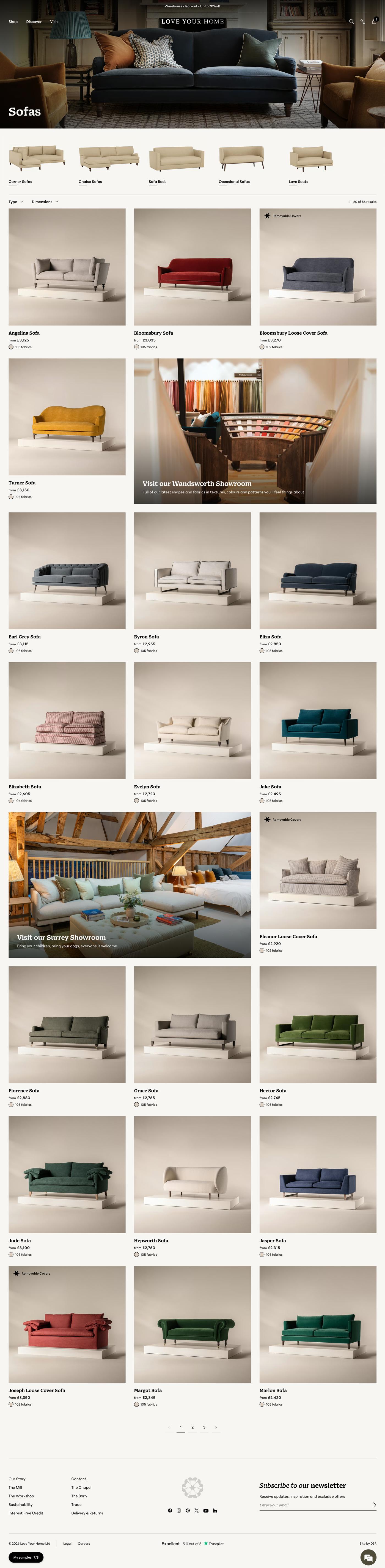 Product Listing Page