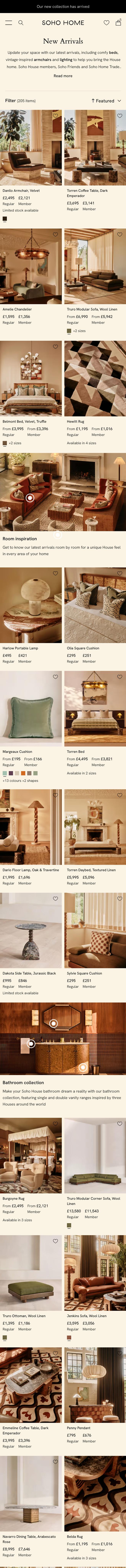 Product Listing Page