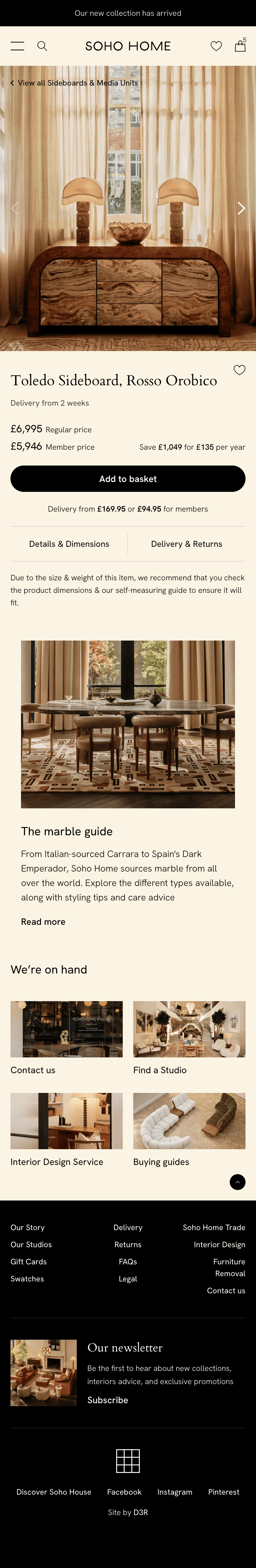 Product Detail Page