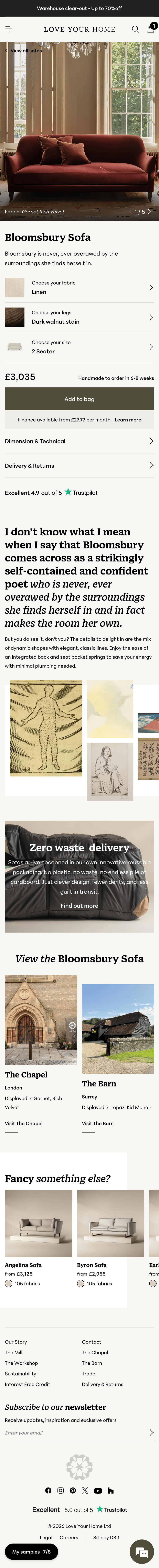 Product Detail Page